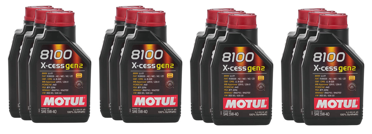 8100 X-Cess 5w40 Case 12 x 1 Liter - 110904