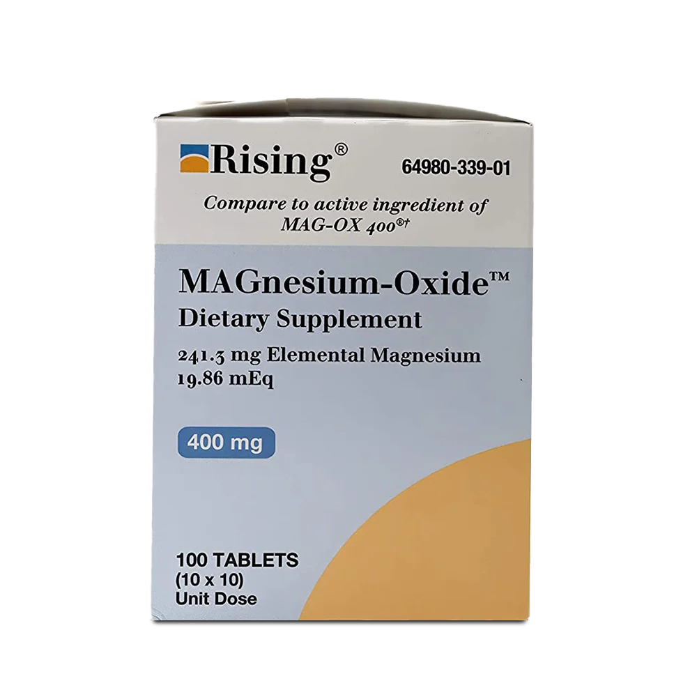 Tablet Rising Magnesium Oxide 400MG 100 Tablets
