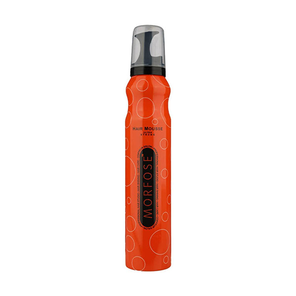 Morfose Ultra Strong Hair Styling Mousse - 6.76 fl oz - Strong Hold, Multivitamin Enriched, Non-Residue Formula