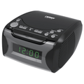 Naxa Dual Alarm Clock Radio with CD Player and USB Charge Port
