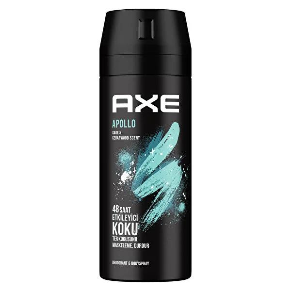 Axe Apollo Men's Deodorant - Long-Lasting 48-Hour Protection, Fresh Sage & Cedar Wood Scent