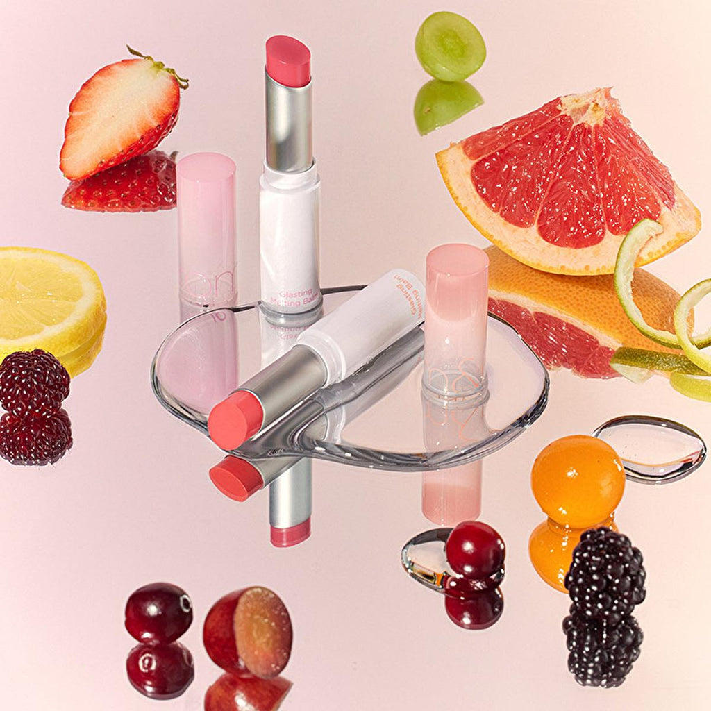 rom&nd Glasting Melting Balm, Vegan Lip Balm with Moisturizing Oils - Colorful, Non-Greasy & Shiny Finish