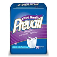 Prevail Extra Absorbency Belted Shields - 4 Pks Of 30