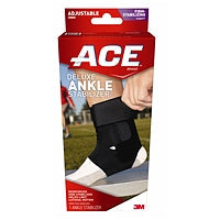Ace Brand Deluxe Ankle Stabilizer, Adjustable, Black