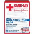 Band-Aid Brand Hurt-Free Non-Stick Pads – Large (10 Count)