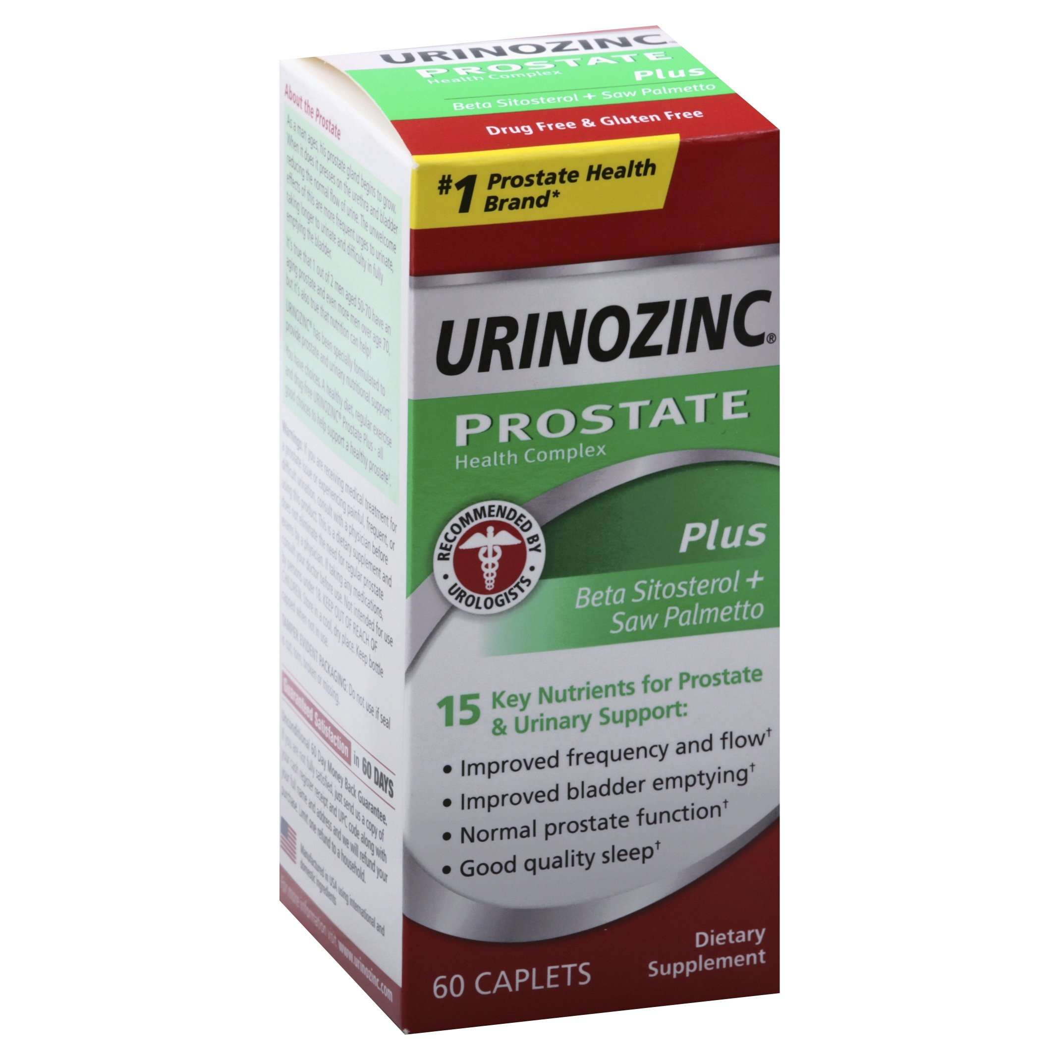 Urinozinc® Plus Tablet CPLT, 60 EA