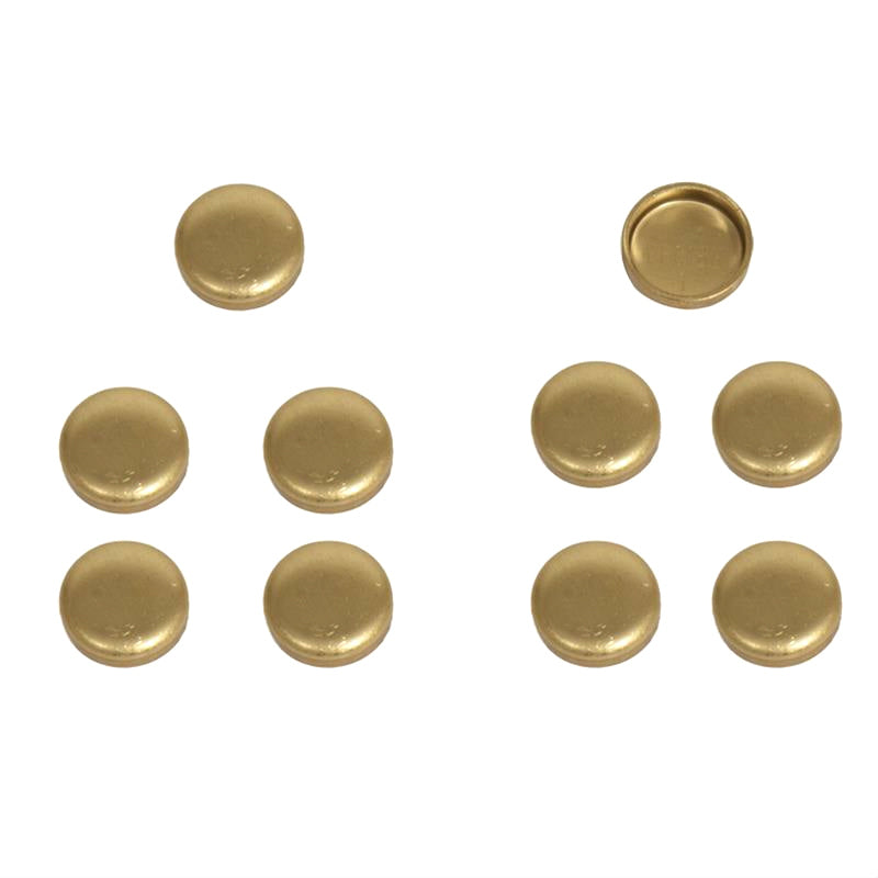 Brass Expansion Plugs 10pk 1.000 OD .281 Depth - EPC16B10