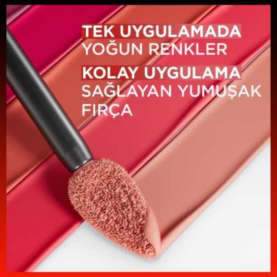 Loreal Paris Liquid Matte Lipstick - Long Lasting, Transfer Resistant Makeup - 120 Major Crush