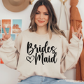 Bridesmaid Heart Ready To Press DTF Transfers, DTF Hot Peel