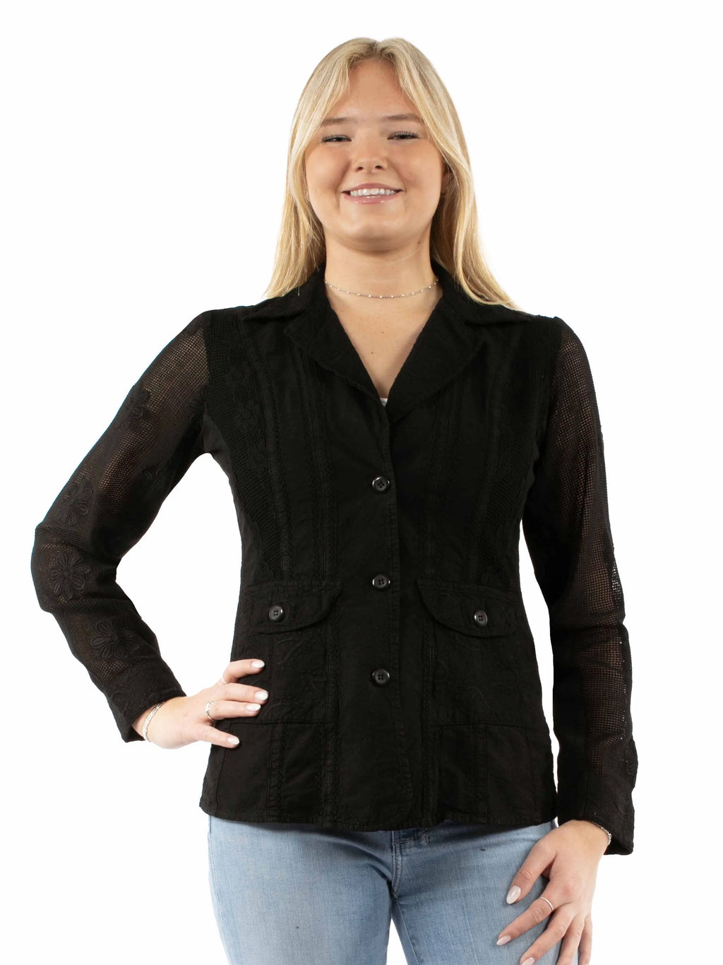 Scully Floral Cotton - Women's Blazer Jacket