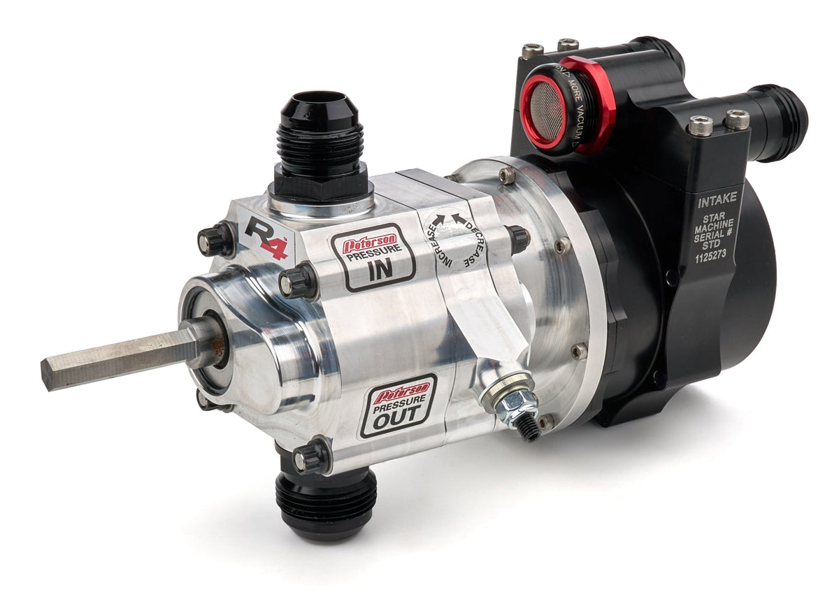 Oil Pump 1-Stage R4 Left Side Mount 3/8in - 041806HEX