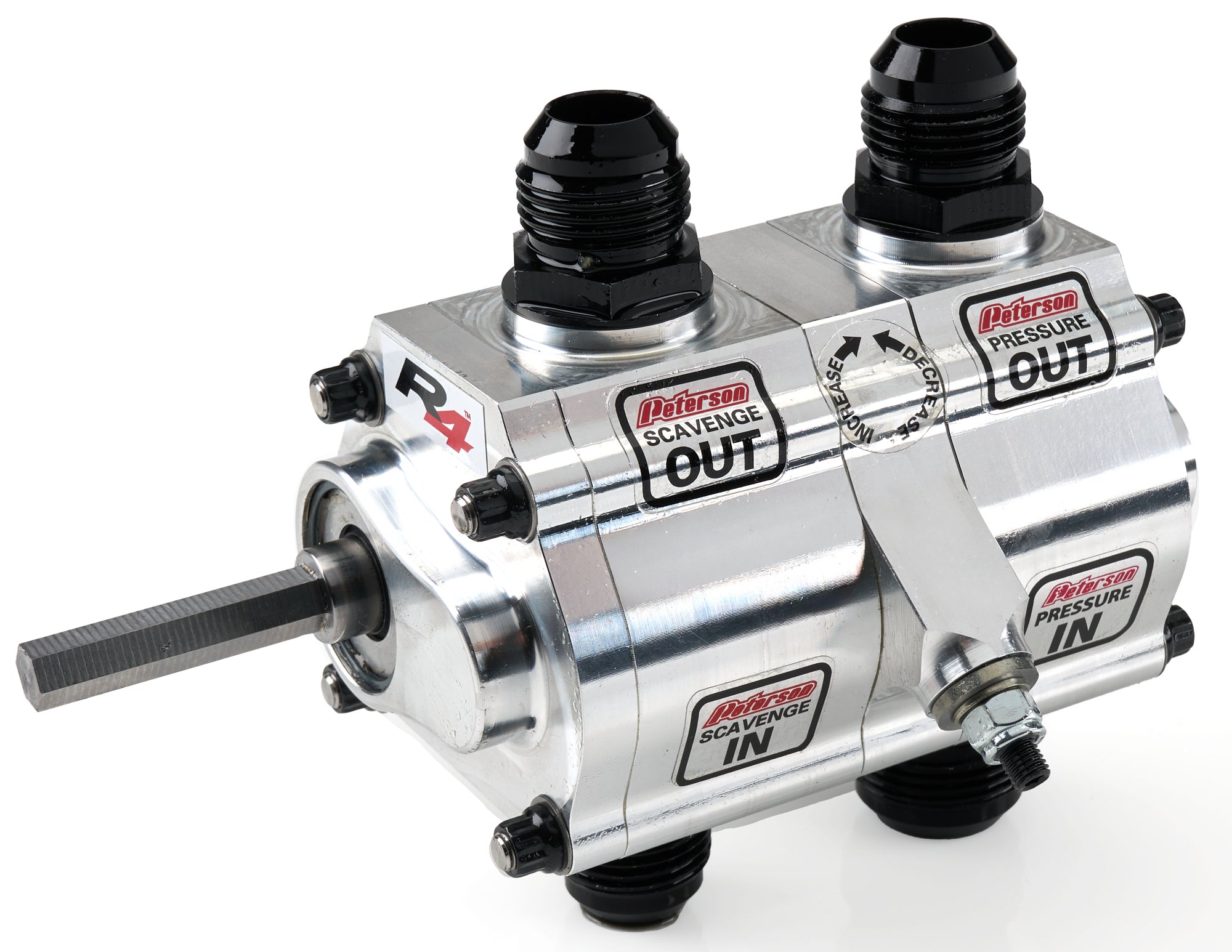 Oil Pump 2-Stage R4 w/ Rear Drive - 042066HEX