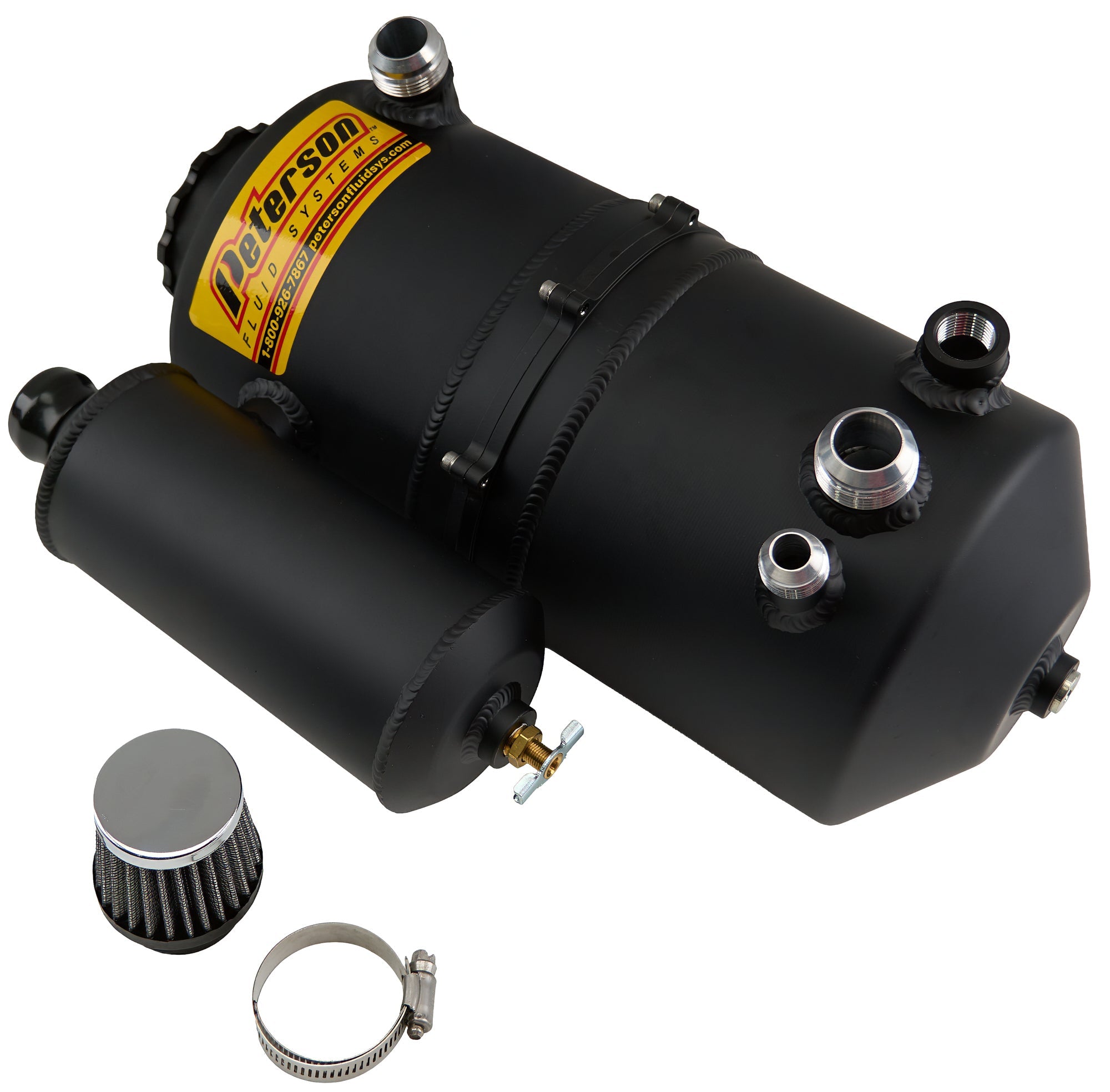 Oil Tank 2.3 Gallon Single Scavenge Black - 080785CCBLK