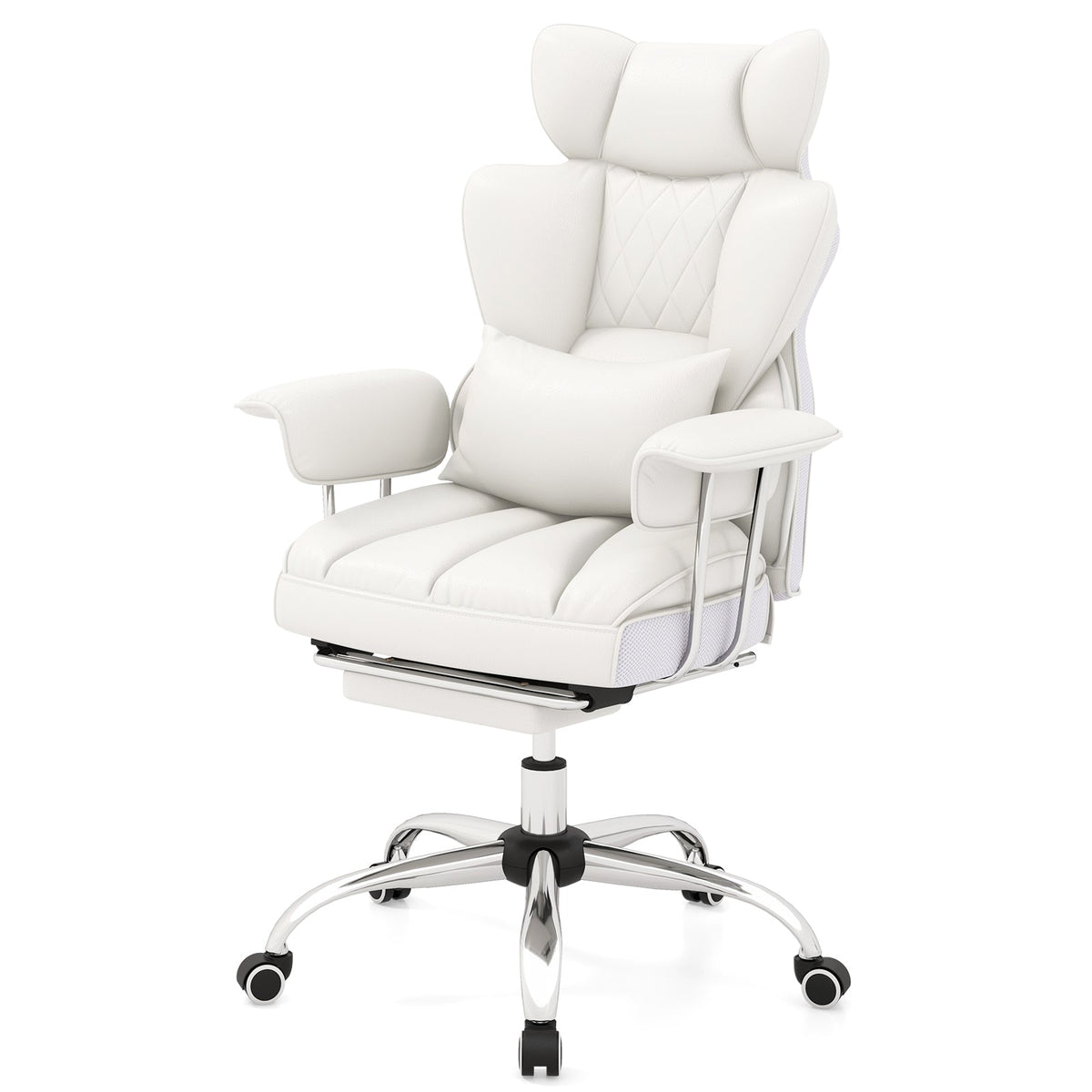 Big and Tall Executive Office Desk Chair with Footrest