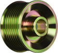 Pulley 8-Groove Yellow Zinc 58mm OD - 108