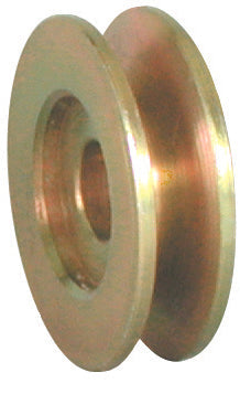 Pulley 1-V Yellow Zinc 2-3/8in OD - 111