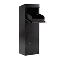 Package Delivery Box for Outside with Anti-Theft Baffle Sloped Roof