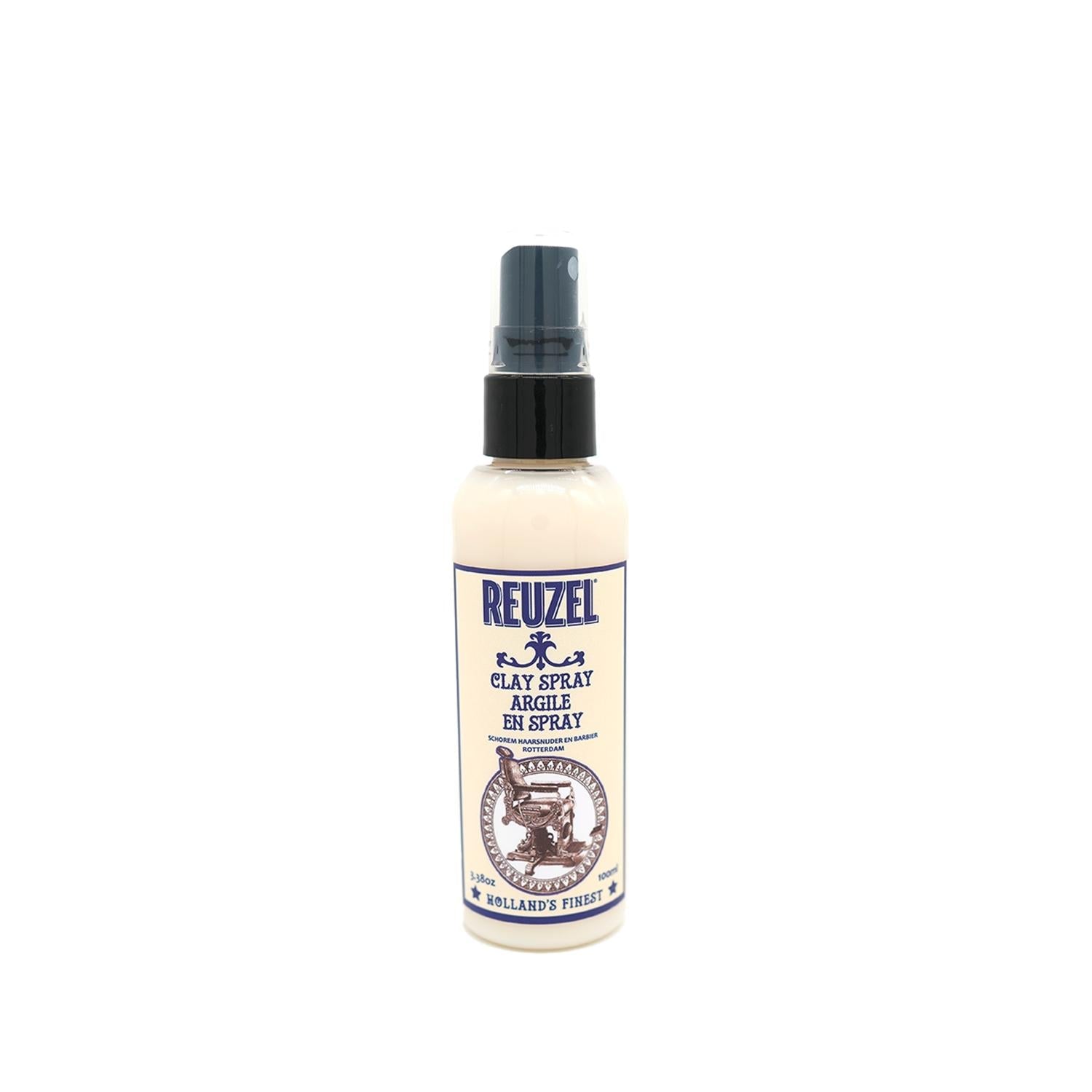 Reuzel Clay Spray 100ml - Strong Hold Hair Styling for Textured, Piecey Hairstyles