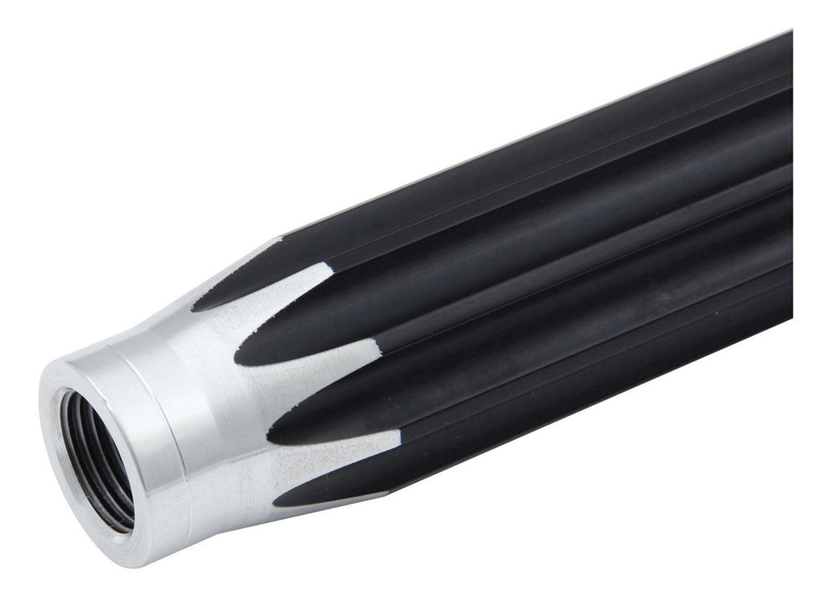 3/8 Aluminum Scalloped Tube 4in
