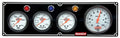 3-1 Gauge Panel OP/WT/OT w/3-3/8in Tach Black - 6167413