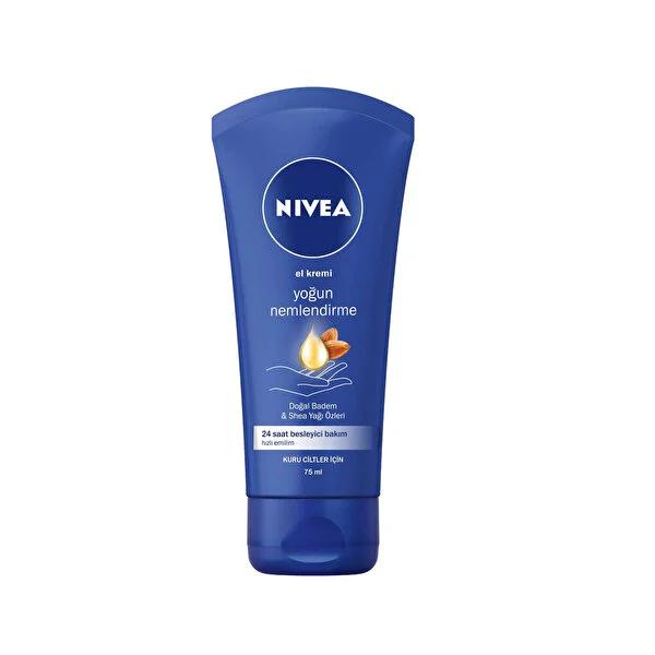 Nivea Hand Cream: Moisturizing Care with Macadamia Oil for Dry, Rough Hands - 75ml for Soft & Smooth Skin