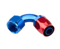12AN 120Deg FM Hose End Aluminum Red Blue - 6120121