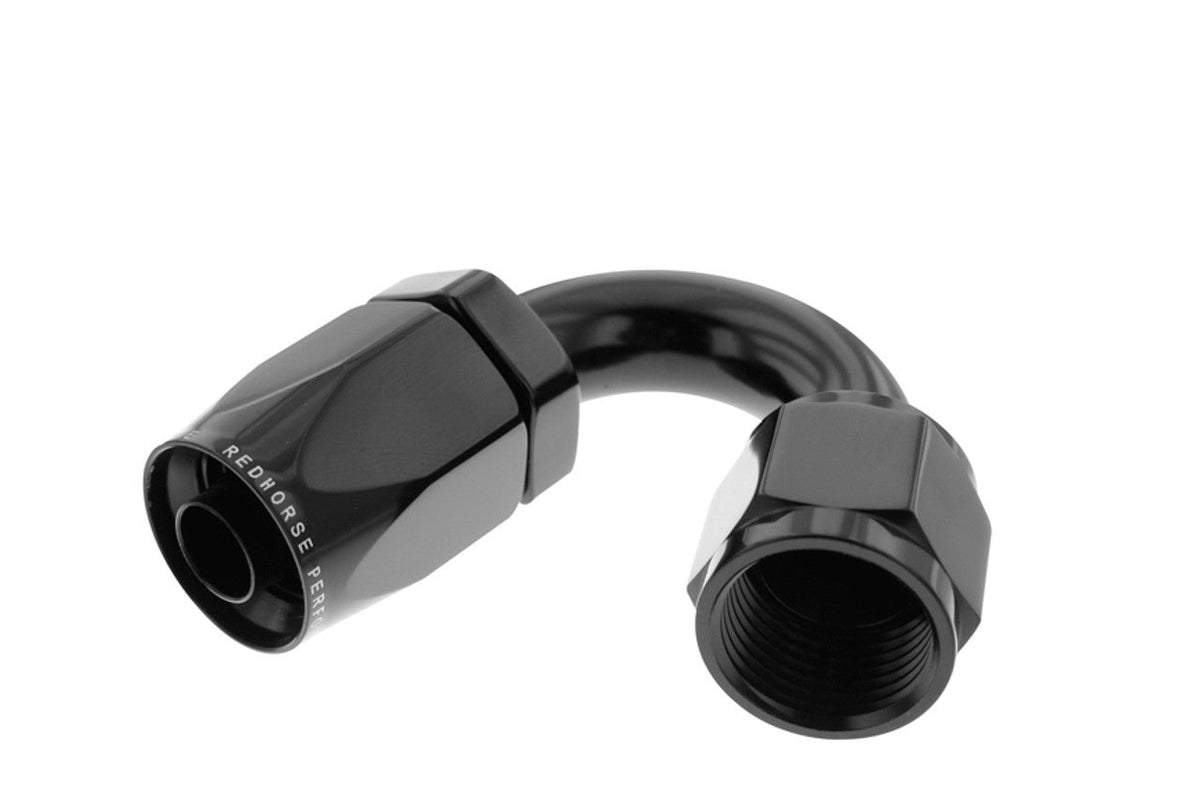 10AN 150Deg Female Alum Hose End Black - 6150102