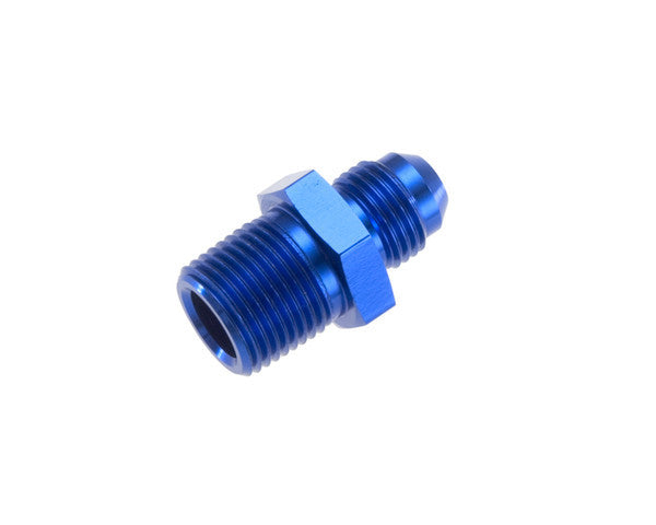 4AN STR Male Adapter 3/8in NPT Male Blue