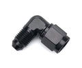 4AN male to 4AN Female Fitting 90-Deg Black - 829004042