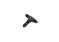 6AN Bulkhead Adapter Tee Bulkhead On Side Black