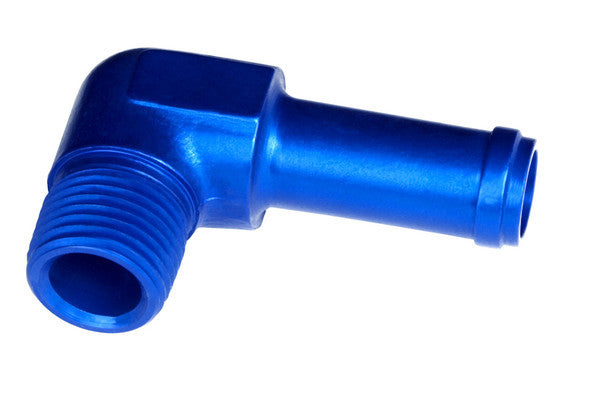 1/4in Hose to 1/8in NPT Male 90Deg Blue - 84204021