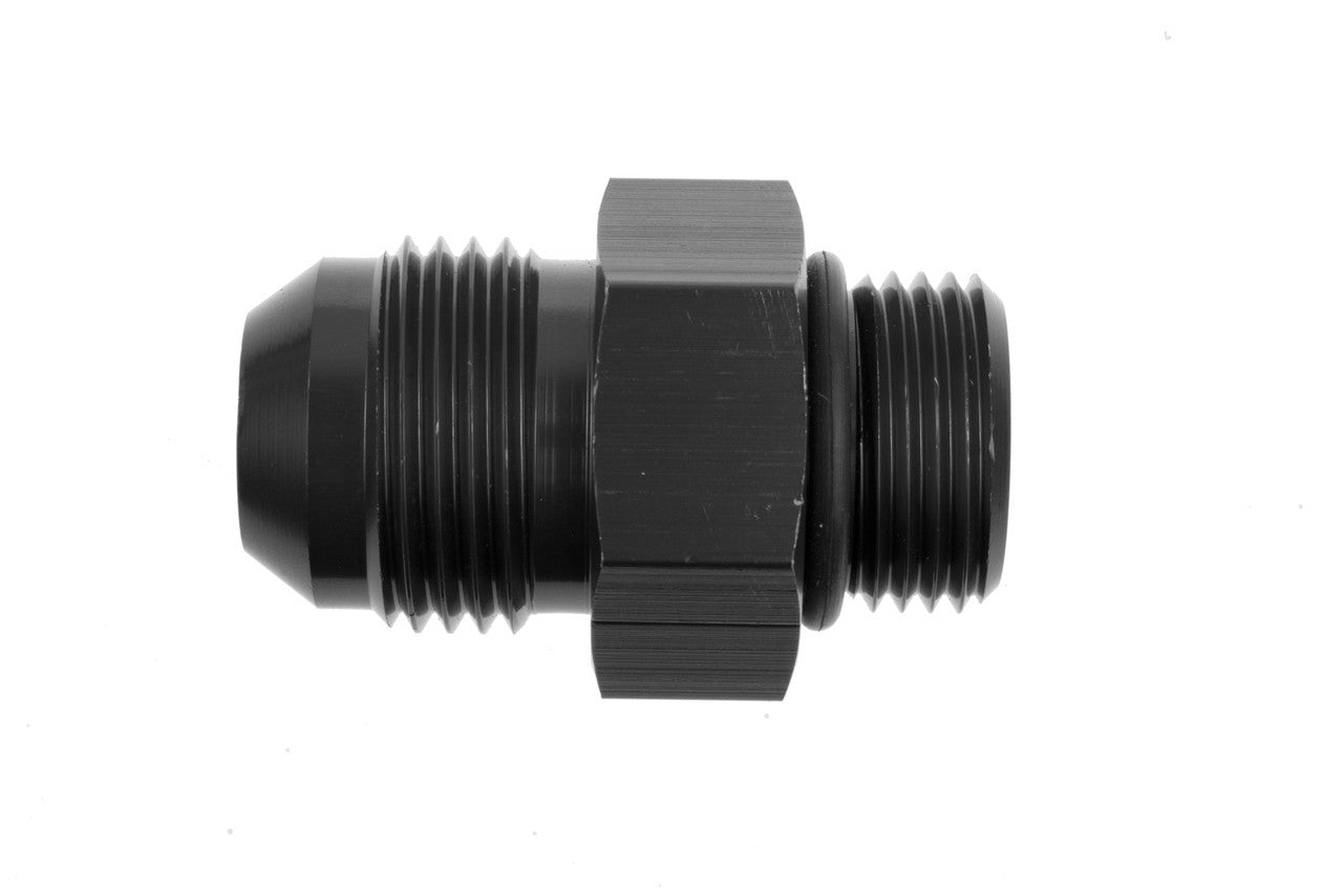 10AN to 12AN O-Ring Port Adapter Black Male Male