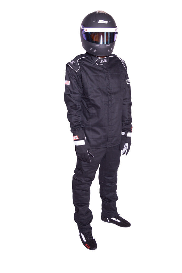 Pants Black Large SFI-1 FR Cotton - 200410105