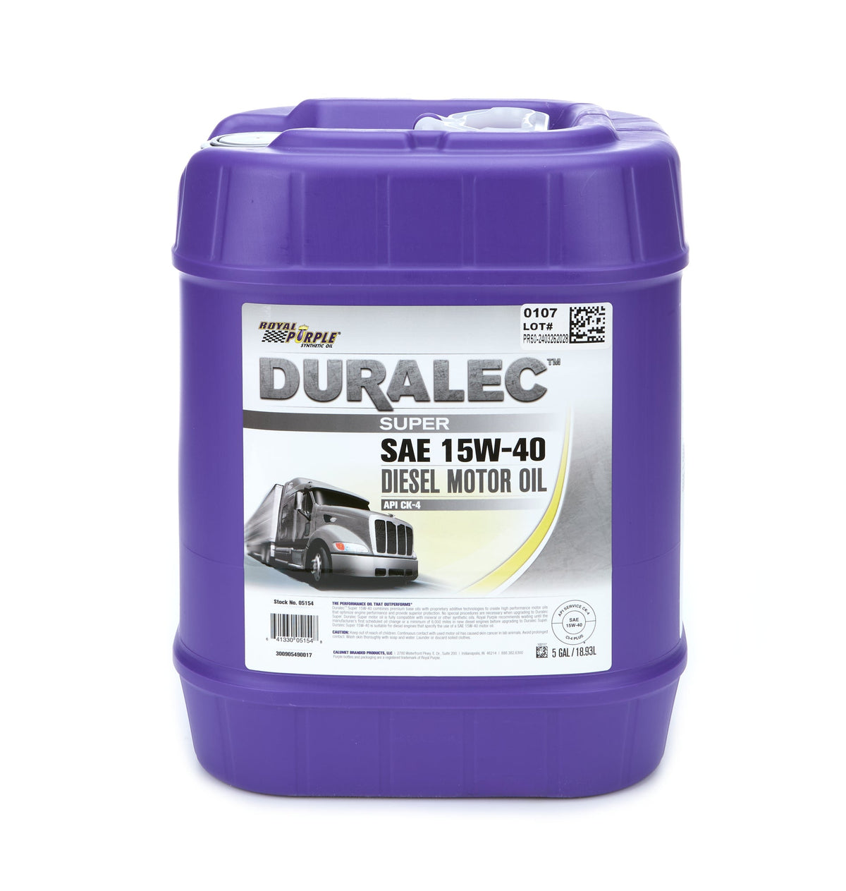 Motor Oil 15W40 CJ-4 5 Gallon - 05154