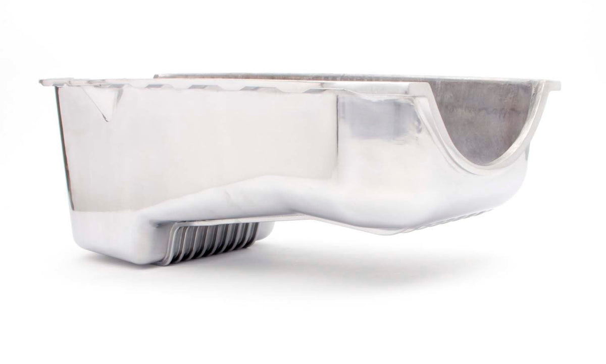 80-85 SBC Alum Stock Oil Pan Polished - R8443
