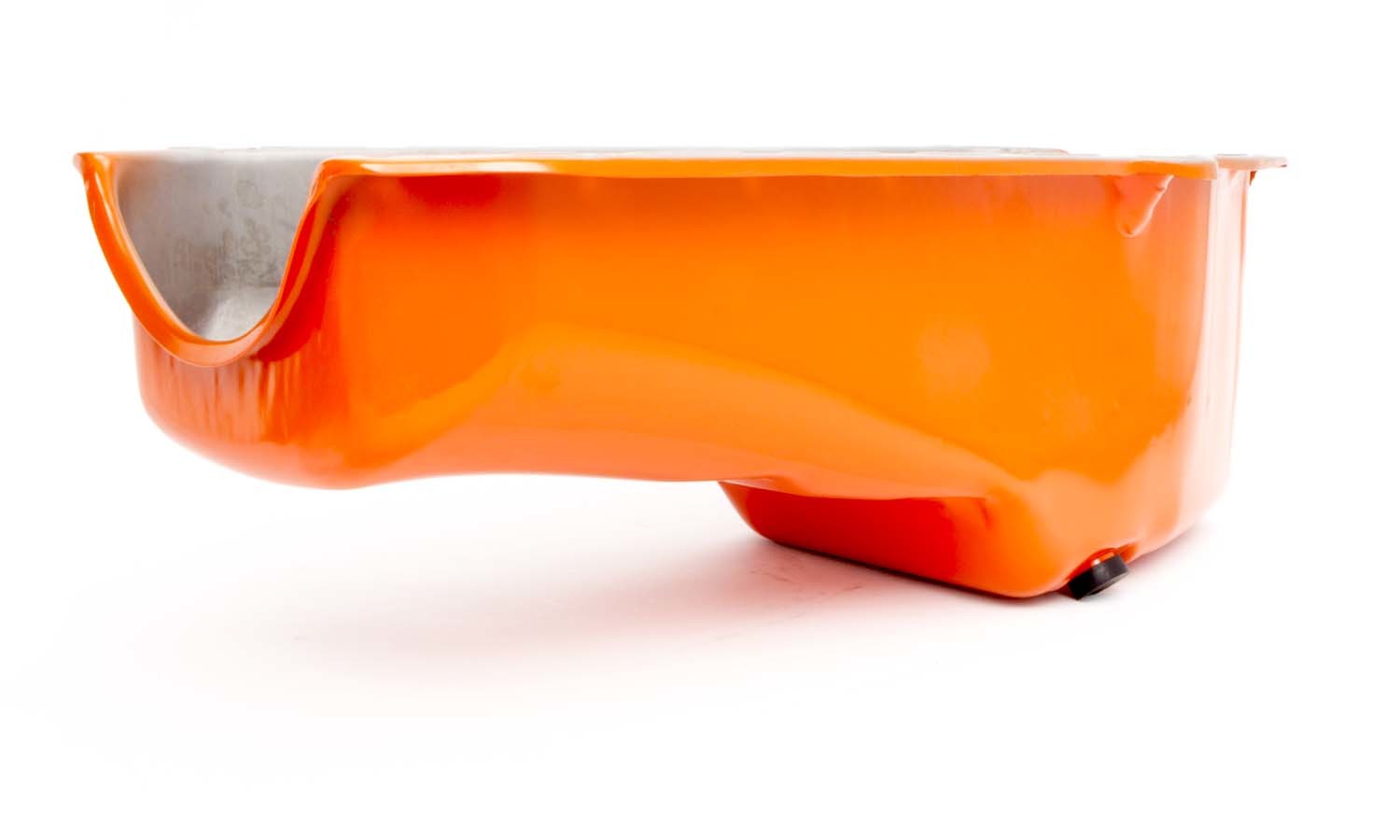 55-79 SBC Steel Stock Oil Pan Orange - R9005P