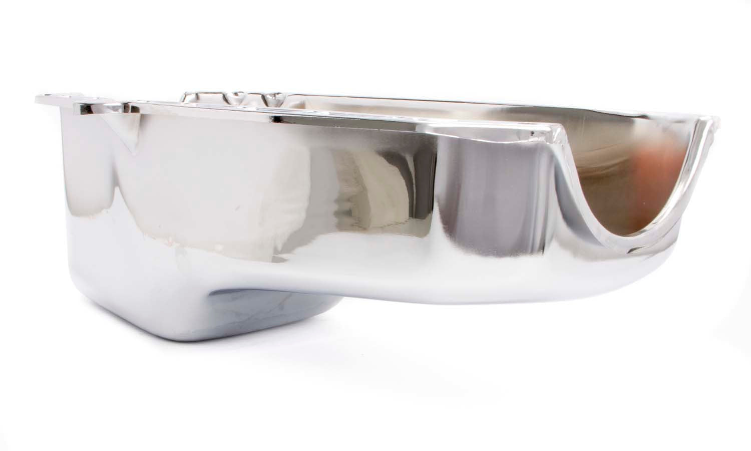 80-85 SBC Steel Stock Oil Pan Chrome - R9092