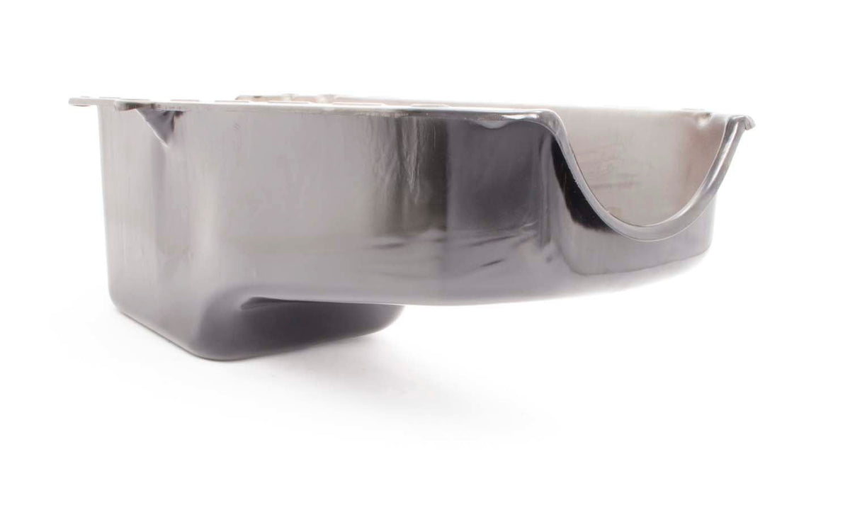80-85 SBC Steel Stock Oil Pan Black - R9092P
