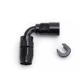 6an 90-Deg Hose End to EFI 3/8 Push-On Q/D - 611223