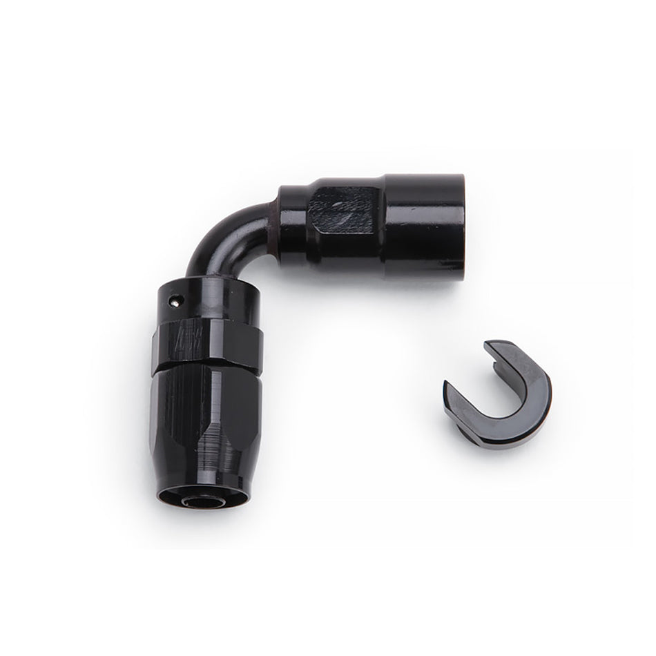 6an 90-Deg Hose End to EFI 3/8 Push-On Q/D - 611223