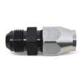 #8 Male 37 Deg to 1/2in Tube Black/Silver - 639233