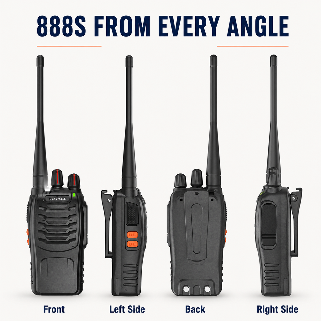 RUYAGE 888S UHF Walkie Talkies 2 Pack