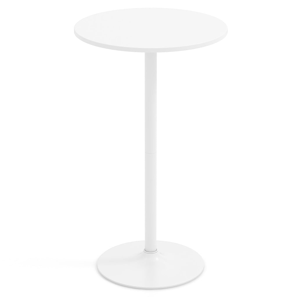 Round Bistro Table 40 Inch Bar Height Tall Coffee Cocktail Table