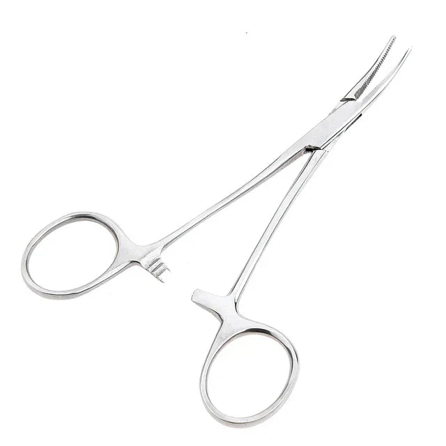 Stainless Steel Hemostatic Forceps | Locking Clamp Tool for Surgery and Crafts