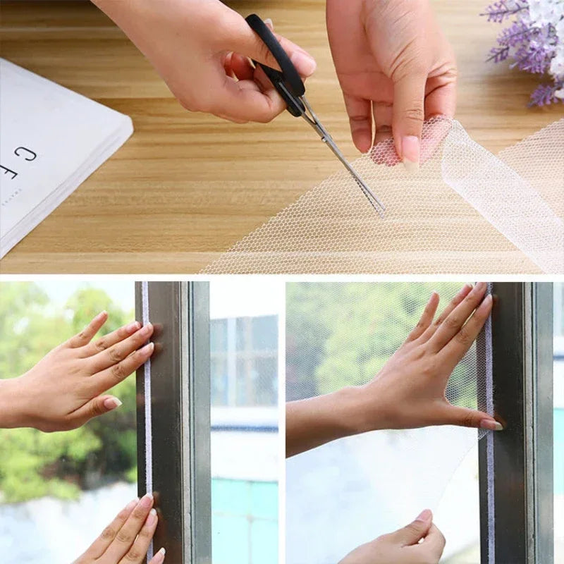 DIY Mosquito Net for Bed Canopy Window Home Insect Mesh Curtain Door Protector | Anti Bug Screen