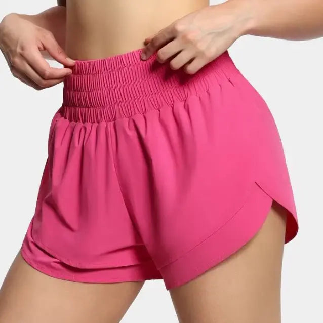 Women’s High Waisted Running Shorts with Pocket