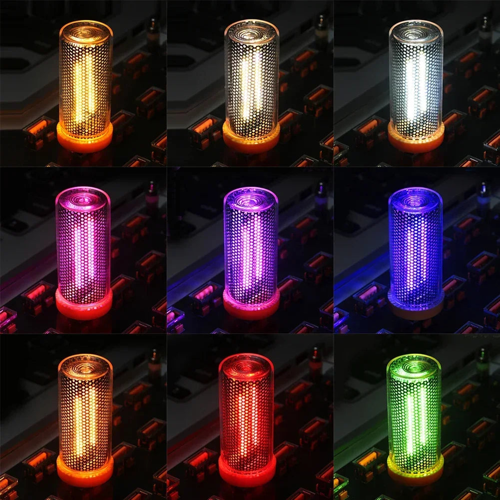 USB Glass Atmosphere Light | Touch Control LED Mood Lamp for Car and Home