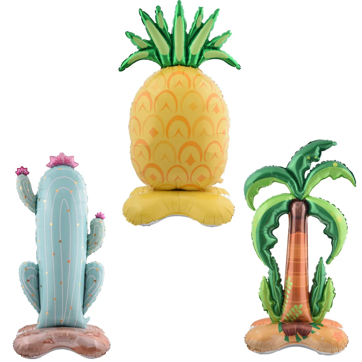 150cm Stand Coconut Tree Pineapple Balloon | Hawaii Summer Party Decoration