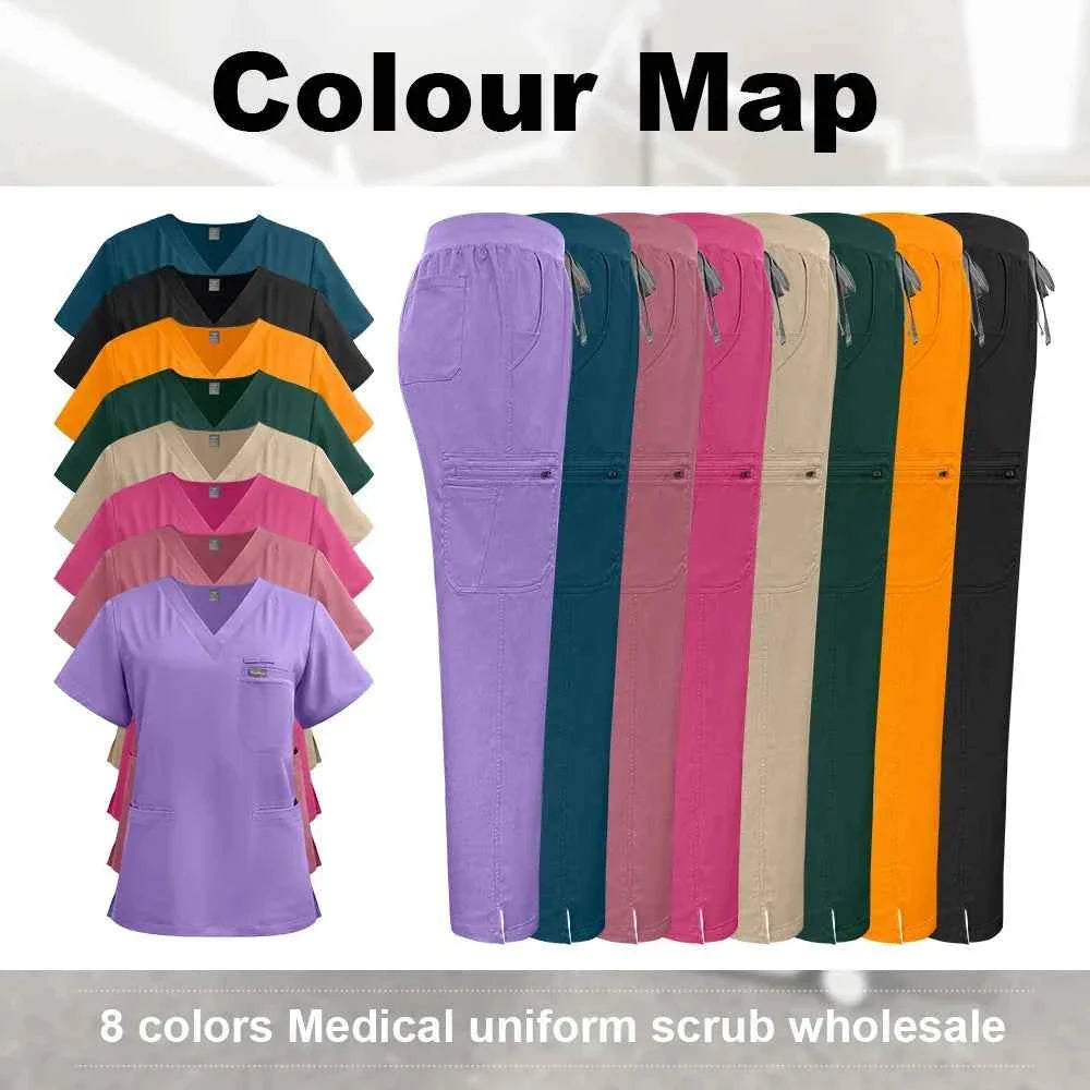 Niaahinn Medical Uniform Scrub Set