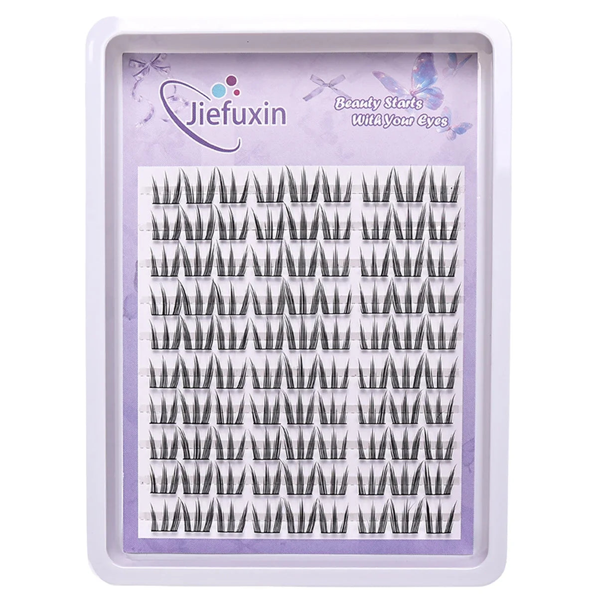 Natural Look DIY Lashes Extension Kit Cute Cat Paw False Eyelashes for Enlarged Eyes Make Up Eyelash Extension